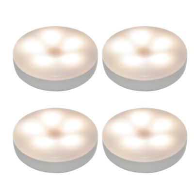 4 veilleuses Chadid LED intégrée blanc neutre IP20 dimmable 0,45W GoodHome