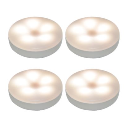 4 veilleuses Chadid LED intégrée blanc neutre IP20 dimmable 0,45W GoodHome
