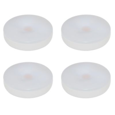 4 veilleuses Chadid LED intégrée blanc neutre IP20 dimmable 0,45W GoodHome