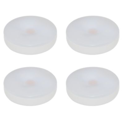 4 veilleuses Chadid LED intégrée blanc neutre IP20 dimmable 0,45W GoodHome