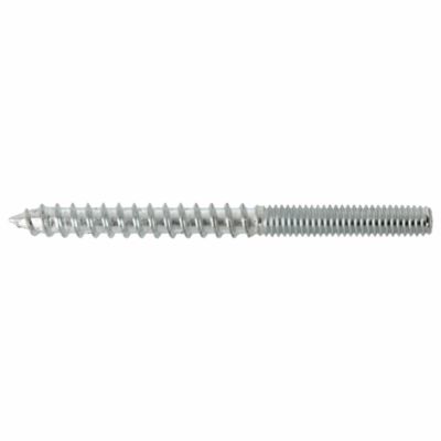 4 vis filet bois/métal acier zingué Diall Ø8 x l.80 mm