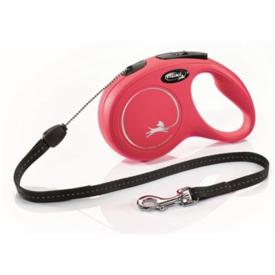 Laisse Flexi Classic Cordon S 8 m rouge chiens max 12 Kg