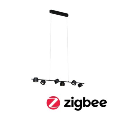 Paulmann Luminaire en suspension LED Smart Home Zigbee 3.0 Pane 2700K 6x450lm 6x6W gradable