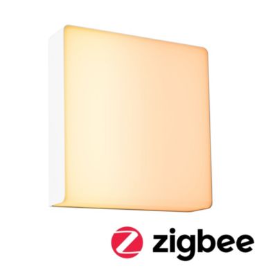 Paulmann Applique d'extérieur LED Smart Home Zigbee 3.0 Azalena Détecteur de mouvement crépusculaire (HF) favorable aux insectes IP44 250x2