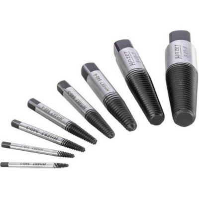 Set d'extracteurs de vis 8 pièces Hazet 8408 M3 M45 boîte plastique.