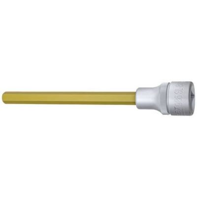 Douille extra fin 8 mm 986SL 8 TiN entrée carré creux 12" longueur 140 mm