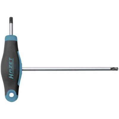 Tournevis Torx T10 Hazet 829KKT-T10, lame 80 mm, longueur totale 98 mm.