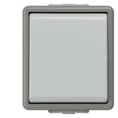 Interrupteur croisé pour stores Delta en saillie IP44 250 V dimensions 66 x 75 x 82 mm