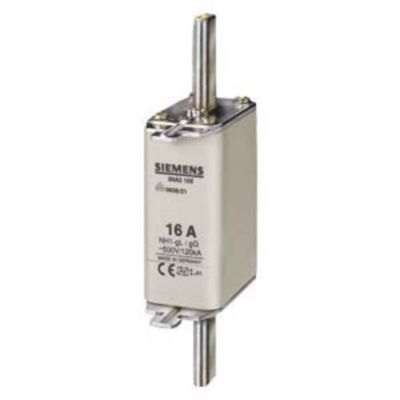 Cartouche fusible NH1 3NA3124 500 V AC / 440 V DC taille 1 largeur 30 mm