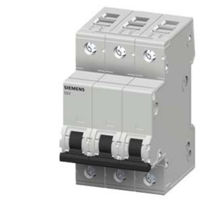 Disjoncteur 3 pôles 10 kA 5SY4313 6 tension 230 V400 V caractéristique B