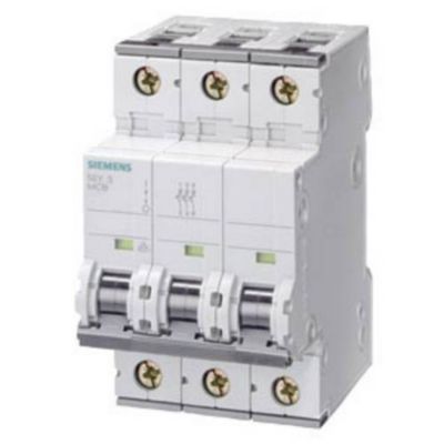 Disjoncteur Siemens 5SY4340 7 3 pôles 230400 V capacité de coupure 5 kA