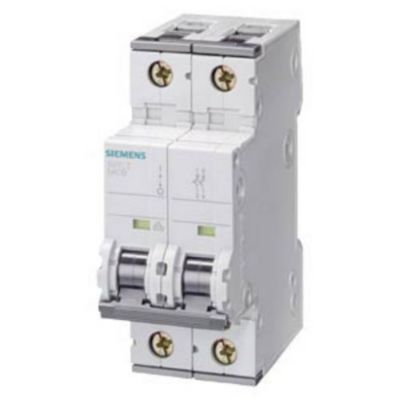 Disjoncteur SENTRON 5SY5206 6 Siemens 2 pôles 10 kA 230400 V