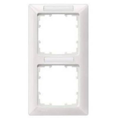 Cadre Delta Line 2x 151 x 80 mm pour interrupteurs et prises