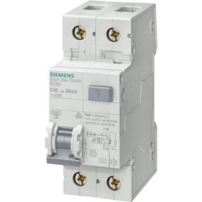 Interrupteur différentielDisjoncteur de protection Siemens 5SU13566KK16 2 pôles 0. 230 V - vue 2