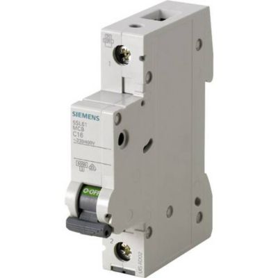 Disjoncteur SIEMENS 1pôle B Magneto thermique 6 kA Rectangulaire