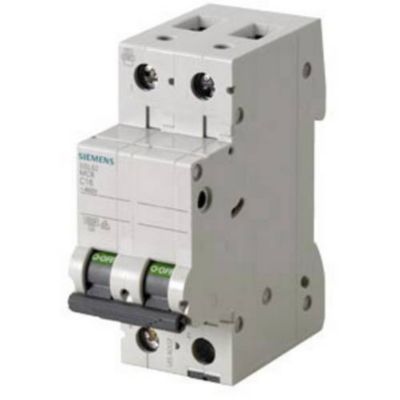 Disjoncteur modulaire Siemens 5SL6202 7 SENTRON 2 pôles 400 V type C
