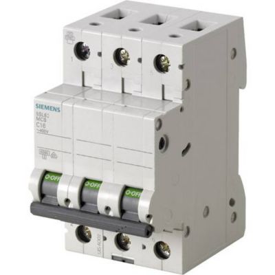Disjoncteur SIEMENS 3pôle B Magneto thermique 6 kA