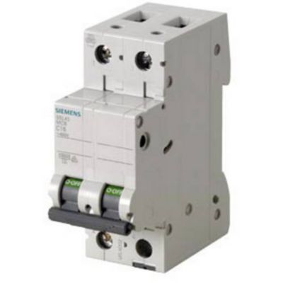 Disjoncteur 2 pôles SENTRON 5SL4216 6 230400 V capacité 10 kA