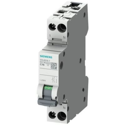 Siemens SENTRON 5SL 5SL6010 6 Disjoncteur 1+N courbe B 6 kA
