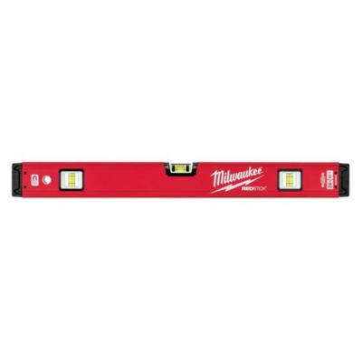 Niveau tubulaire magnetique Milwaukee Redstick Premium 60 cm precision 0 5 mm m