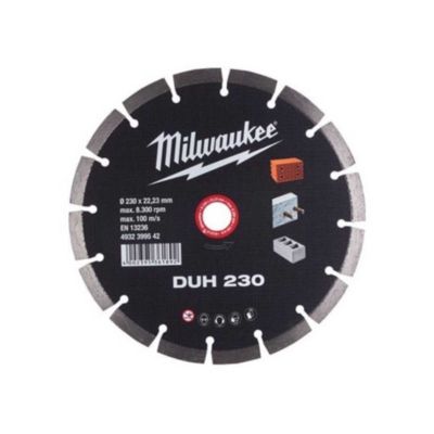 Milwaukee Disque diamant DUH 230 mm segmenté 22,23 mm