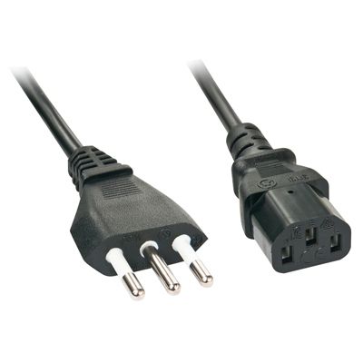 Câble électrique secteur IEC - Italie 3m LINDY