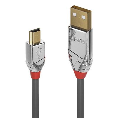 Câble USB 2.0 - Mini USB B mâle 1 mètre LINDY