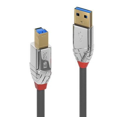 Câble USB 3.2 AB 5Gbps Cr 2 mètres LINDY
