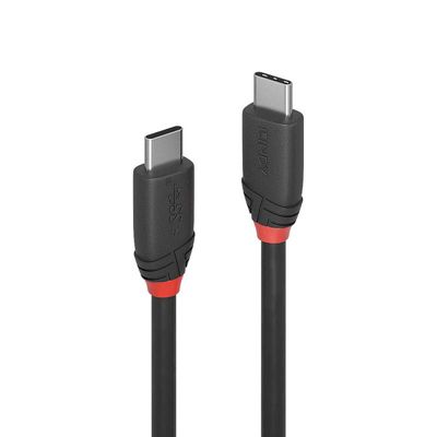 Câble USB 3.1 Type C 3A Black Line 1m LINDY