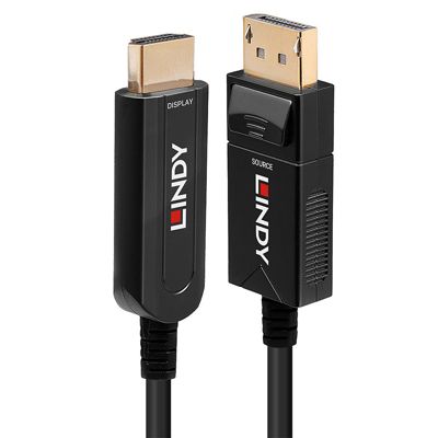 Câble Hybride Fibre DisplayPort 10 m LINDY