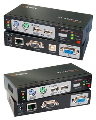 Extendeur KVM VGA + USB sur RJ45 300m LINDY