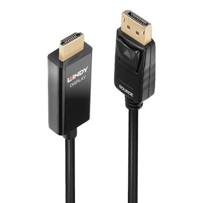 Câble DisplayPort vers HDMI 2 mètres LINDY