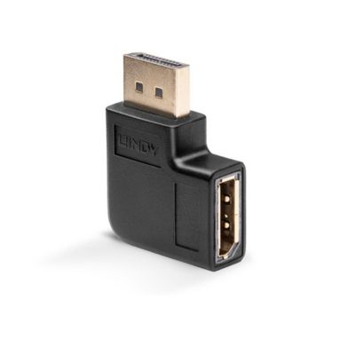 Adaptateur DisplayPort 1.4 coudé droite LINDY