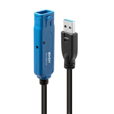 Rallonge USB 3.0 amplifiée Pro 8m LINDY