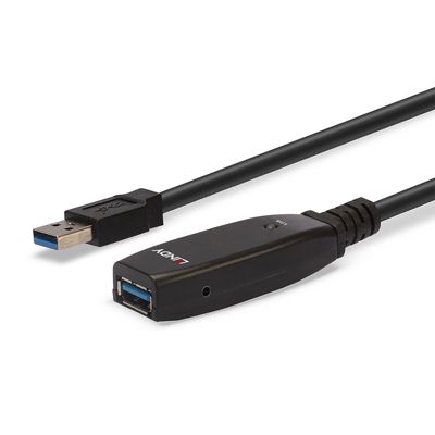 Extendeur USB 3.0 actif slim 15m LINDY