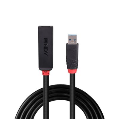 Rallonge USB 3.0 5Gbps active slim 5m LINDY