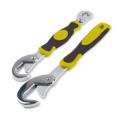 Clé ergonomique 3 têtes 9 à 32 mm, lot de 2