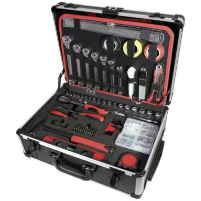 Boîte à outils 211 pièces en valise alu - vue 1