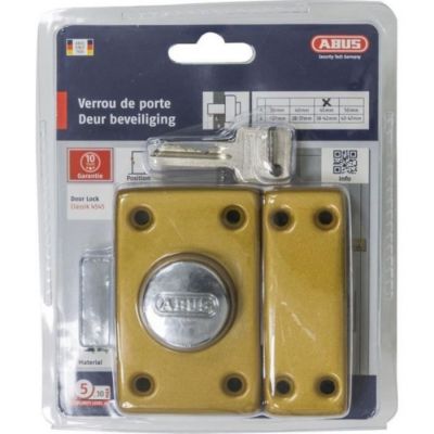 Abus Verrou - CLK CB 45 B EK - C , gâche et pene en acier - Cylindre en laiton - Finition avec visserie Or - vue 3