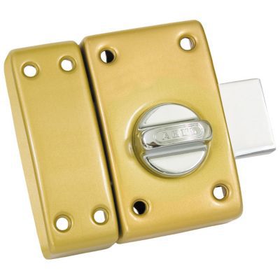 Grand verrou à bouton avec cylindre ø23 mm / 45 mm Abus