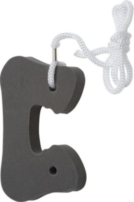 Bloque porte en mousse avec cordelette à accrocher