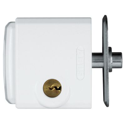 Verrou de fenêtre Abus blanc en saillie