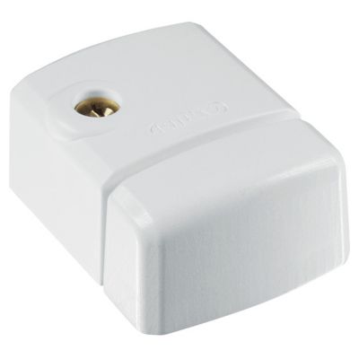 Verrou de fenêtre Abus blanc avec gâche