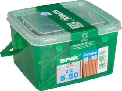 Lot de 230 vis inox étoile SPAX Diam.5 mm x .50 mm
