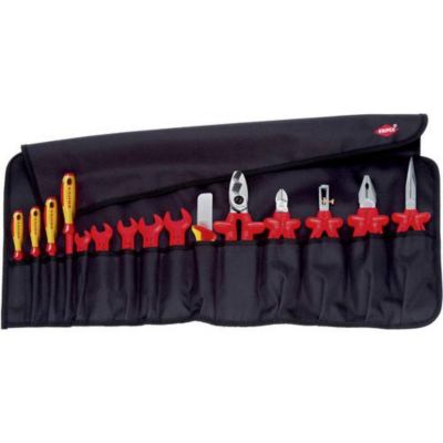 Knipex 98 99 13 Jeu doutils pour électricien en sacoche 15 pièces