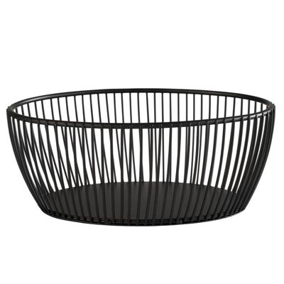 APS Panier Svart - Noir - l20- L0.1- P15- h8- Acier Gris - vue 3