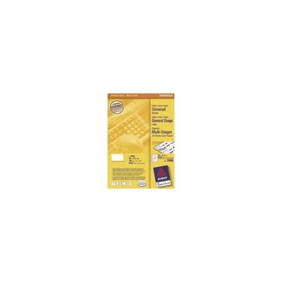 Avery Zweckform, Labels Avery 38 x 21,2mm, A4 (3666) blanc - vue 2