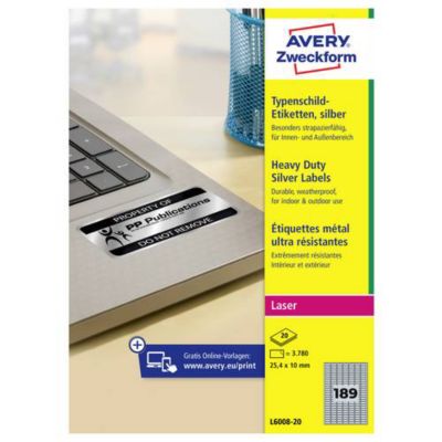 Avery-Zweckform Etiquette d'identification argent - vue 4