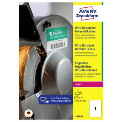Avery-Zweckform Etiquette ultra résistante en film blanc - vue 4
