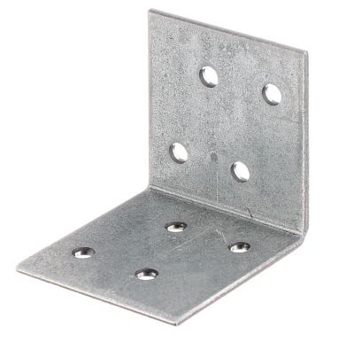 Équerre galvanisée 40 x 40 x 40 mm (lot de 25)